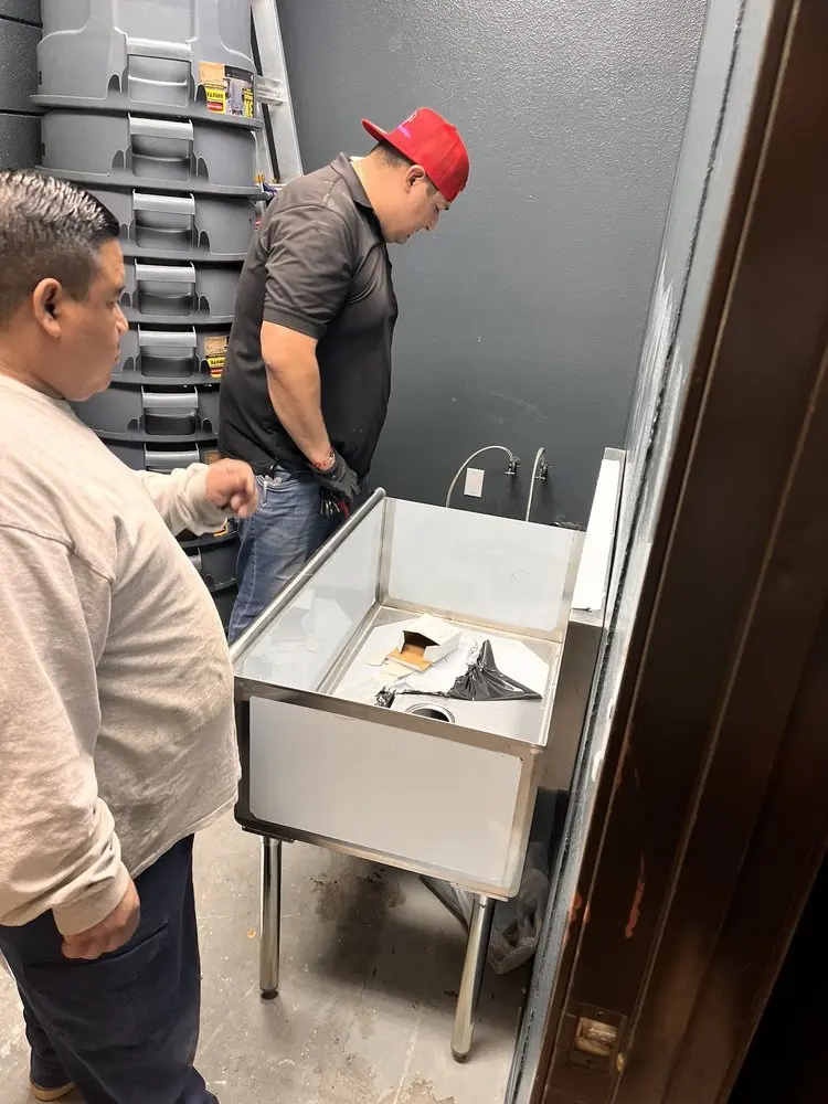 Commercial plumbing and sink installation in Over-The Rhine